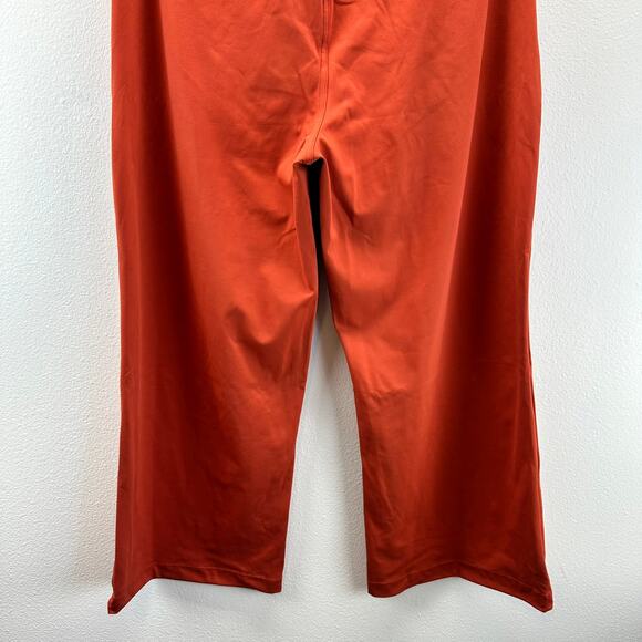 NWT Halara Flex High Waisted Pocket Straight Leg Work Pants XLP Burnt Orange - Picture 7 of 15